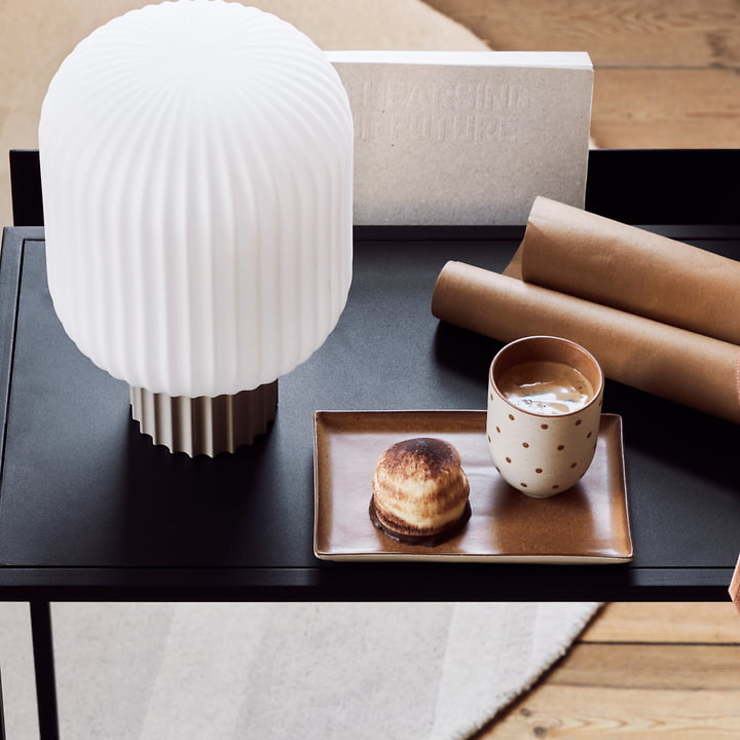 Broste Copenhagen Tischlampe Lolly 30cm sand - Thumbnail 3