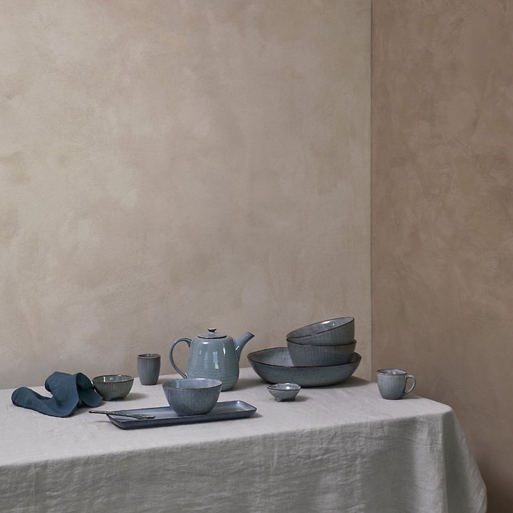 Broste Copenhagen Tischdecke Gracie 2m Leinen sand - Thumbnail 3