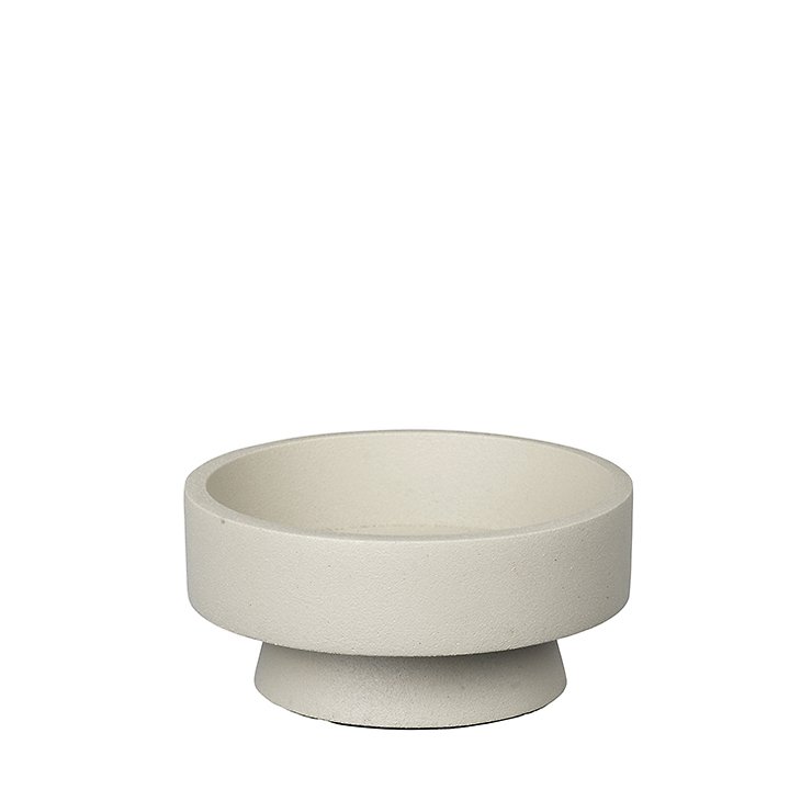Broste Copenhagen Kerzenständer Anker 10cm Aluminium sand - Thumbnail 1