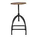 Broste swivel stool sire mango wood iron black - Thumbnail 2