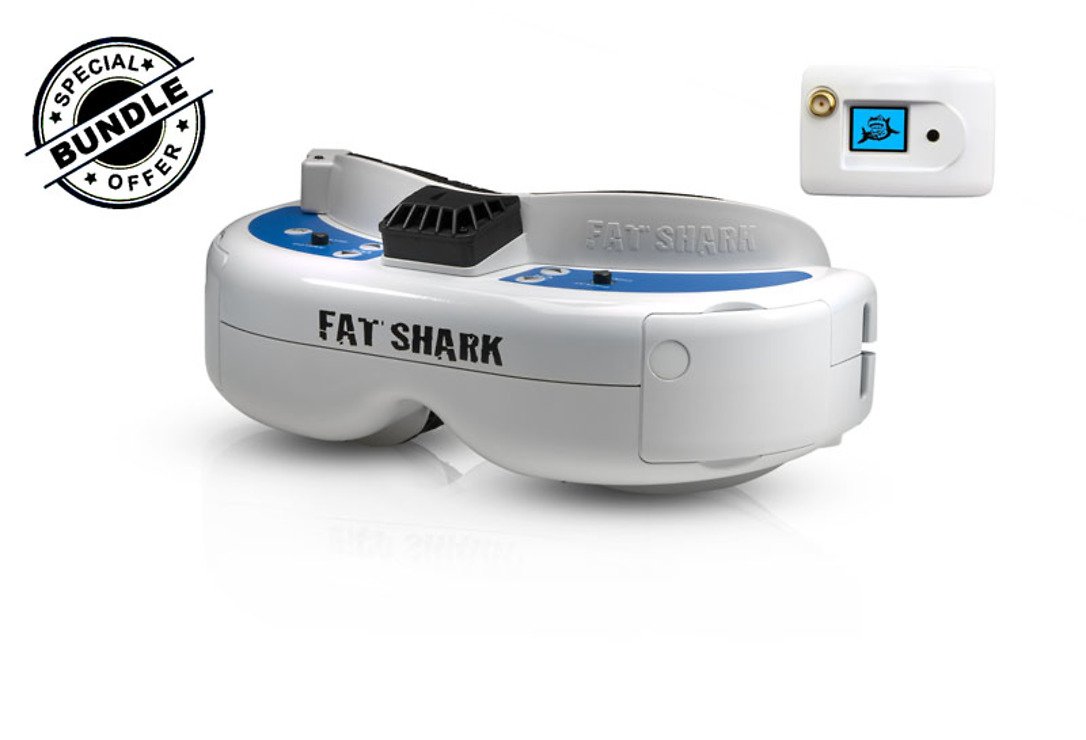 Fatshark Dominator V3 FPV Videobrille mit FatShark 5.8GHz OLED RX Modul GRATIS - Pic 1