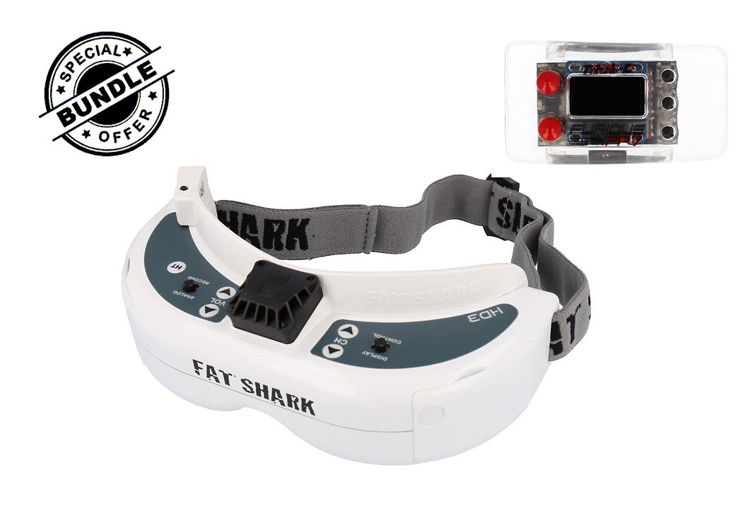 Fatshark Dominator HD3 Core + Furious FPV True-D Diversity - Thumbnail 1