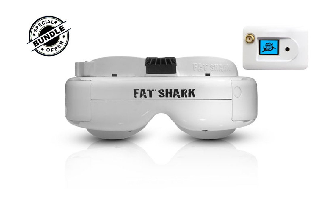Fatshark Dominator HD 3 Core FPV Videobrille mit FatShark 5.8GHz OLED RX Modul GRATIS - Pic 1