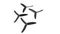 HQProp Propeller Triple Carbon 5x4x3 Schwarz (2xCW 2xCCW) - Thumbnail 2