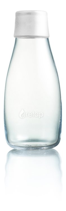 Retap Flasche 0,3l mit Deckel weiß gefrostet - Pic 1