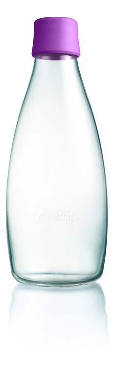 Retap Flasche 0,8l mit Deckel lila - Pic 1