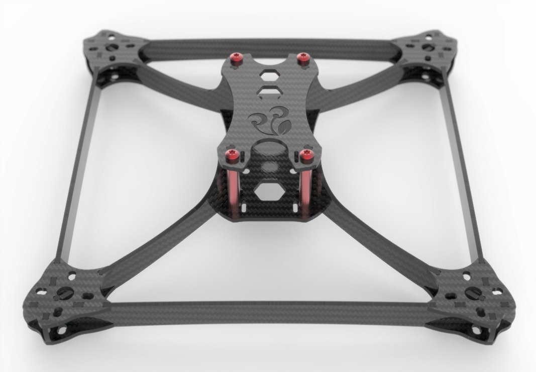 CherryCraft Staccato 5 Zoll 2mm Racecopter Drohnen Frame - Thumbnail 2
