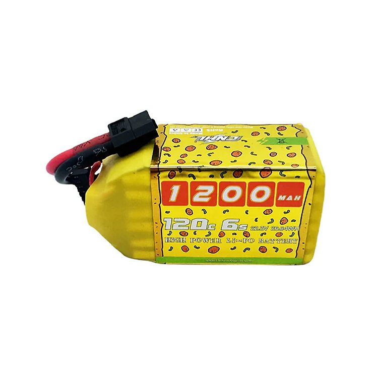 CNHL Pizza Series Lipo battery 1200mAh 22.2V 6S 100C XT60 - Pic 1