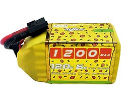 CNHL Pizza Series Batteria Lipo 1200mAh 22.2V 6S 100C XT60