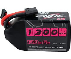 CNHL Batteria LiPo Serie Nera 1300mAh 22.2V 100C 6S XT60 Plug