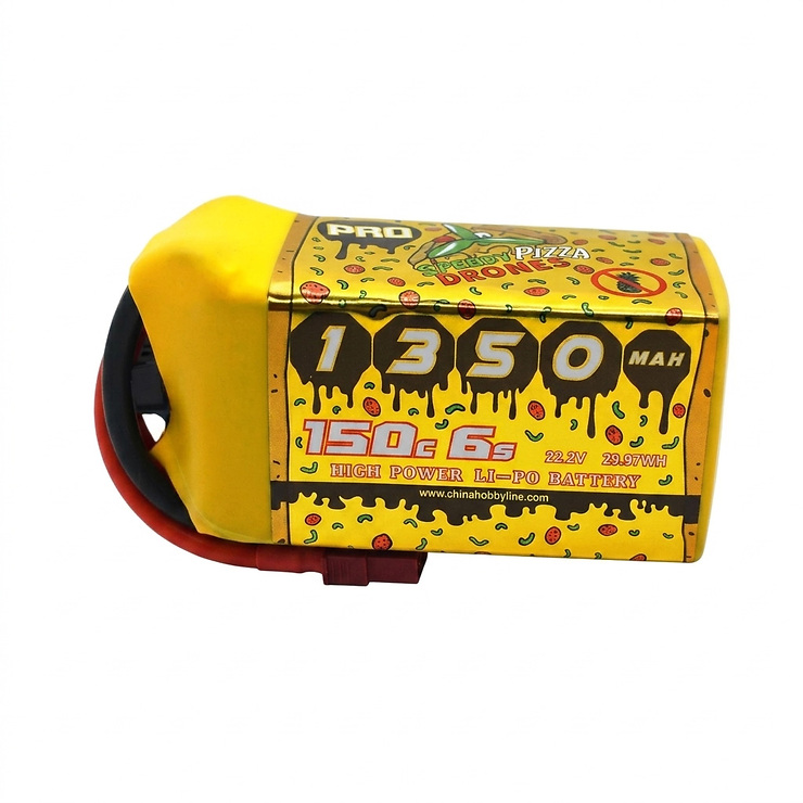 CNHL Pizza Series Lipo Akku 1350mAh 22.2V 6S 150C XT60 - Thumbnail 1