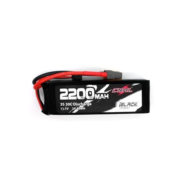 CNHL Black Series 2200mAh 3S LiPo Akku 30C 11,1V mit XT60 - Thumbnail 1