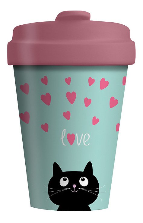 Chic.Mic BambooCUP ToGo Becher Kitty Love - Pic 1