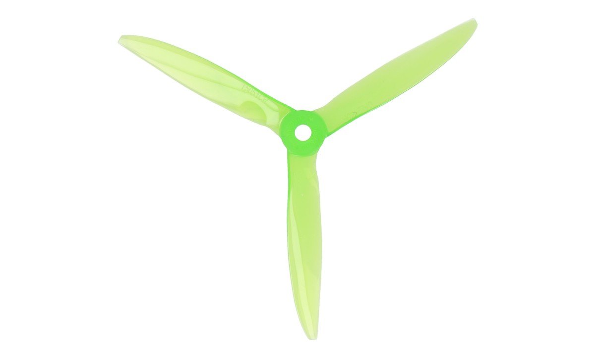 DAL T5051 Cyclone 3 Blatt Propeller Crystal Grün 2xCW 2xCCW 5 Zoll - Thumbnail 2