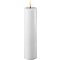 Deluxe Homeart LED candela di cera reale telecomandata 5x10 cm bianco