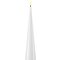 Deluxe Homeart LED candela a cera vera telecomandata 5x20 cm bianco