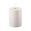 Deluxe Homeart LED candle outdoor remote controlled 7,5x10 cm white