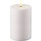 Deluxe Homeart Candela LED da esterno telecomandata 7,5x10 cm bianco