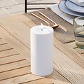 Deluxe Homeart LED Kerze Outdoor fernbedienbar 7,5x15 cm weiß