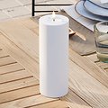 Deluxe Homeart LED Kerze Outdoor fernbedienbar 7,5x20 cm weiß