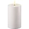 Deluxe Homeart LED Kerze Outdoor fernbedienbar 10x15 cm weiß