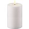 Deluxe Homeart LED Kerze Outdoor fernbedienbar 10x20 cm weiß