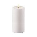 Deluxe Homeart LED candle outdoor remote controlled 10x20 cm white