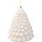 Deluxe Homeart LED candela albero di Natale telecomandato 10x18 cm bianco