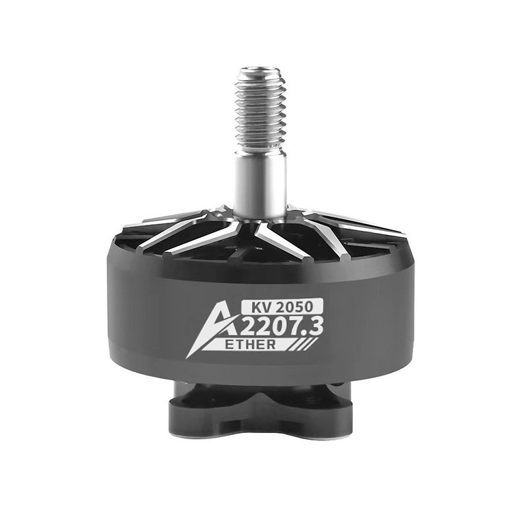 DeepSpace Aether 2207.3 2050KV 6S FPV Freestyle kefe nélküli motor fekete - Thumbnail 1