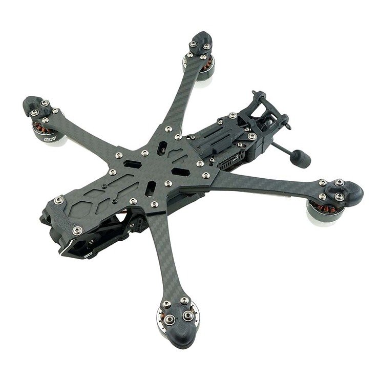 DeepSpace Seeker 5 DC DJI O4 Pro 5 Zoll FPV Drohne 6S 2.4GHz ELRS GPS - Thumbnail 5