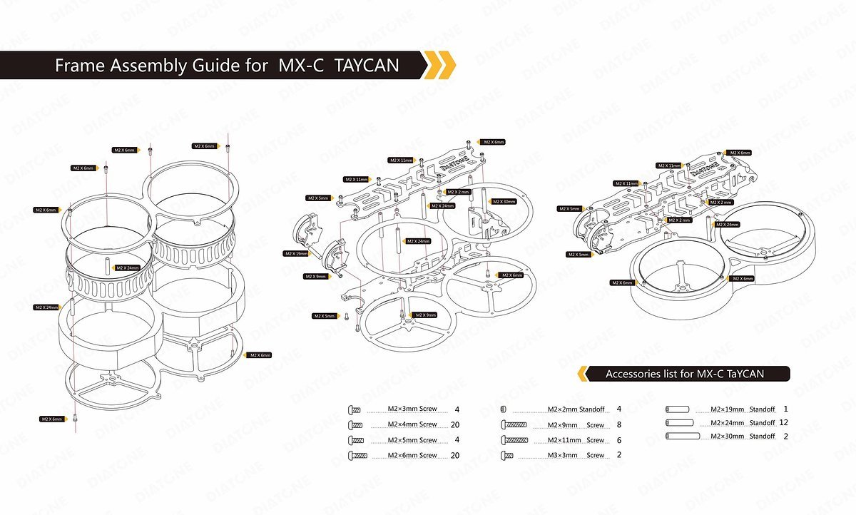 Diatone Taycan MX-C 369 Cinewhoop Duct 3inch PNP - Thumbnail 5