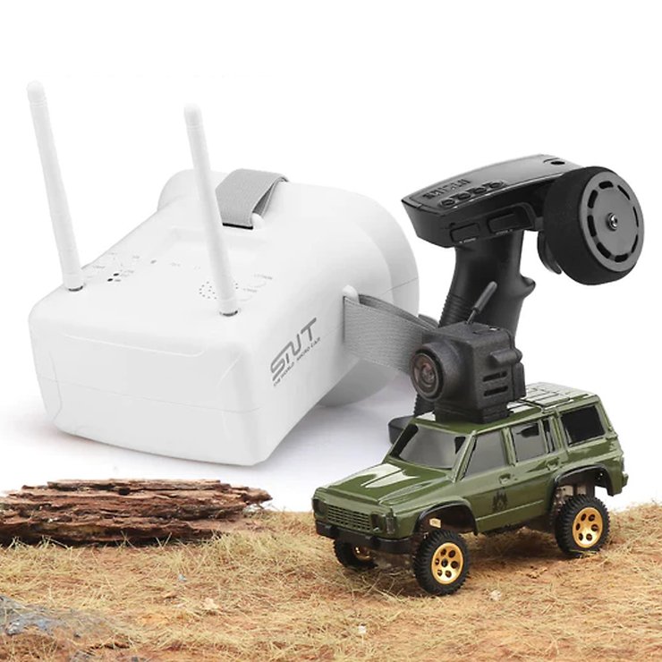 SNICLO SNT Y60 3005 Atom RC Car 1:64 Off-Road Micro FPV Car Goggles ...