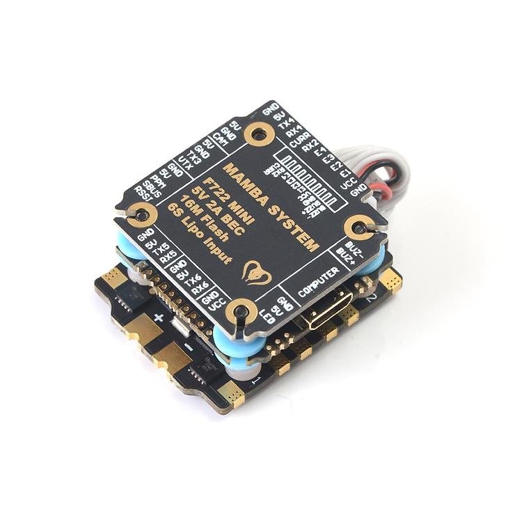 Diatone Mamba F722 Mini Stack 20x20 2-6S FC y ESC - Thumbnail 1