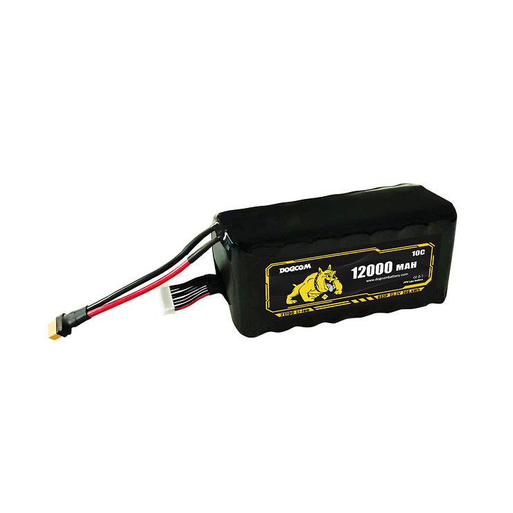 Dogcom Batterie 12000mAh 22,2V 6S3P 10C Li-ion Akku XT90 Plug - Thumbnail 1