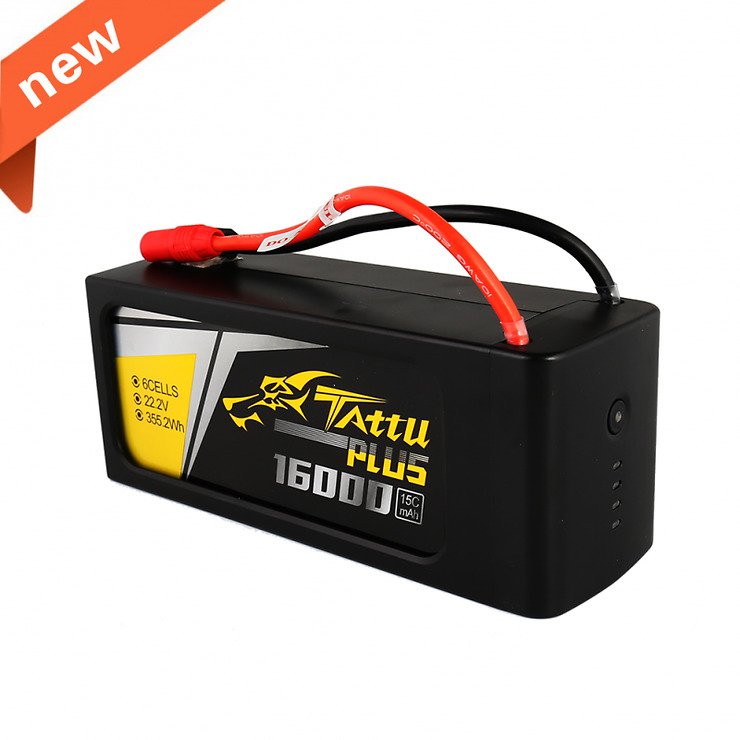 Tattu Batterie Lipo Akku 16000mAh 6S1P 22,2V 15C - Thumbnail 1
