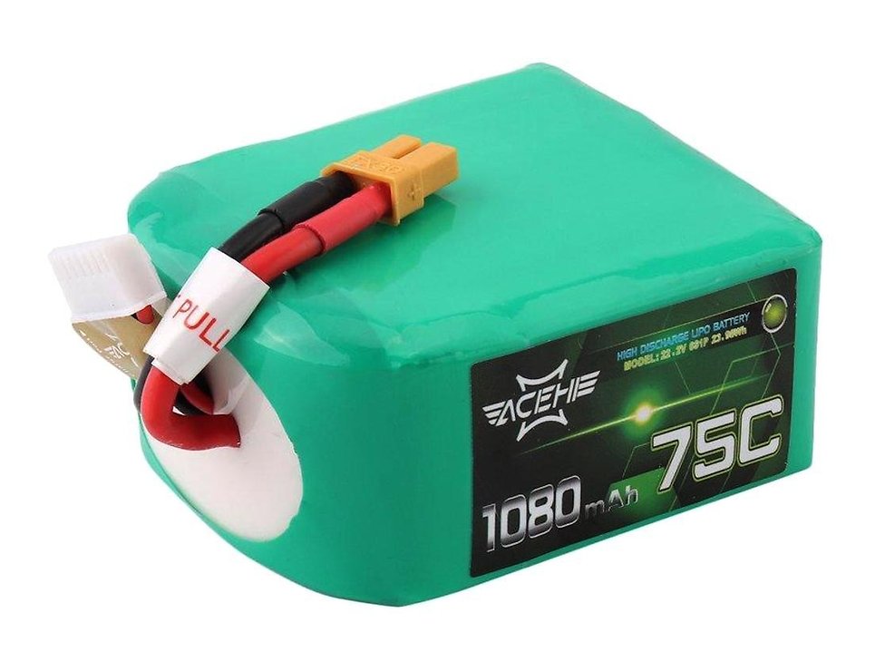 Batteria Acehe Batteria Lipo 1080mAh 5S 75C XT60 Serie Racing - Thumbnail 1