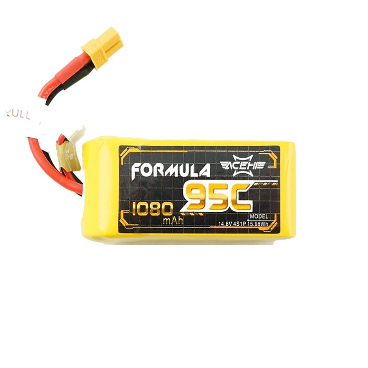 Acehe Lipo battery 1080mAh 4S 95C XT30 Formula Series - Pic 1