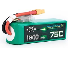 Acehe Battery LiPo Battery 1800mAh 4S 75C