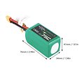 Batterie Acehe Batterie LiPo 1300mAh 5S 75C - Thumbnail 3