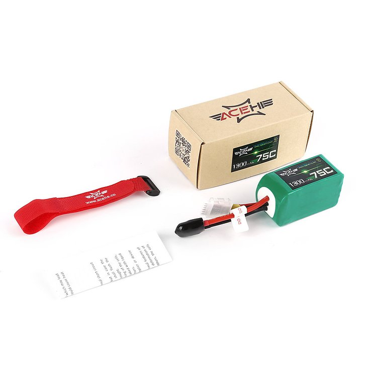 Acehe Batterie LiPo Akku 1300mAh 5S 75C - Thumbnail 4