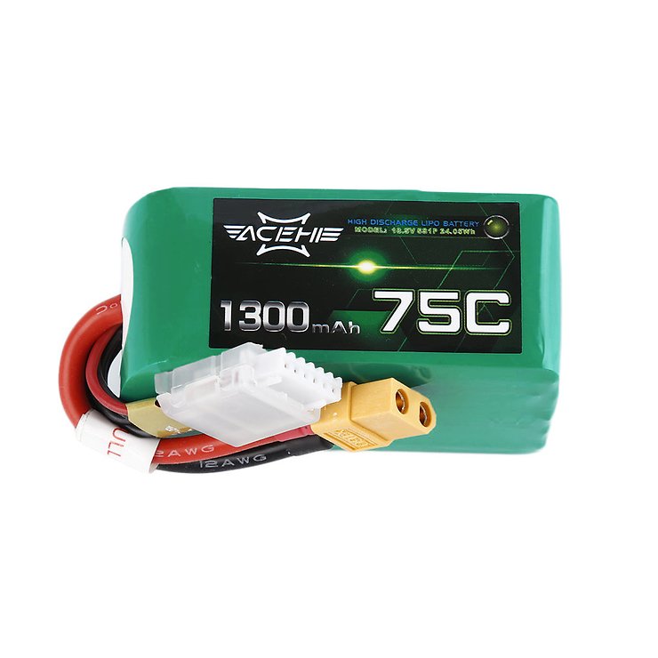 Acehe Batterie LiPo Akku 1300mAh 5S 75C - Thumbnail 5