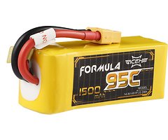 Acehe Battery LiPo Battery Formula 1500mAh 4S 95C