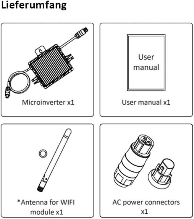 Microinversor Deye Balcony Power Station SUN600G3-EU-230 - Thumbnail 2