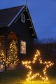 Luca Lighting LED Gartenstecker Leuchtstern 350 LED warmweiß 121x135cm schwarz außen - Thumbnail 2