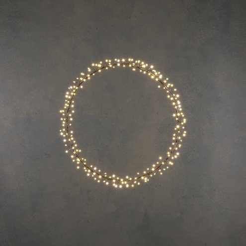 white led wreath