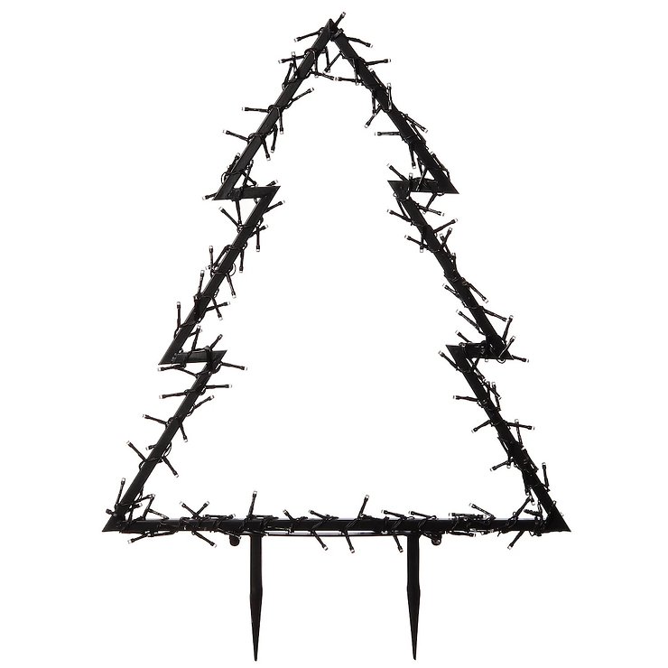 Luca Lighting Luminous Fir Outdoor 175 LED classic white 53x75cm garden plug - Thumbnail 1