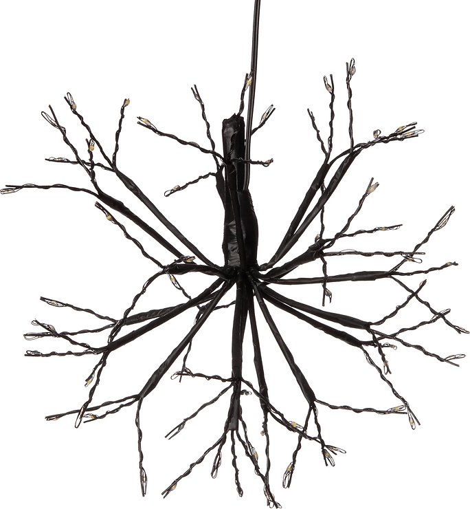 Luca Lighting LED Polarstern Sputnik 63 LED klasyczny biały 30 cm czarny - Thumbnail 3