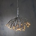 Luca Lighting LED-Polarstern Sputnik 63 LED klassisch weiss außen 30 cm schwarz - Thumbnail 2