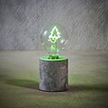 Luca Lighting LED-Dekoleuchte Tanne batteriebetrieben 18 cm grün