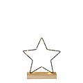 Luca Lighting LED decorative star battery operated 19cm metal black